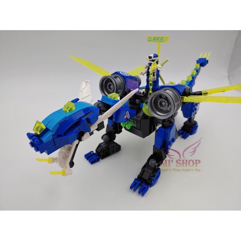 Ảnh thật ✨ Lắp ráp Ninjago Lari 11488 / MG153 Đại chiến Rồng Xanh Jay 546pcs✨