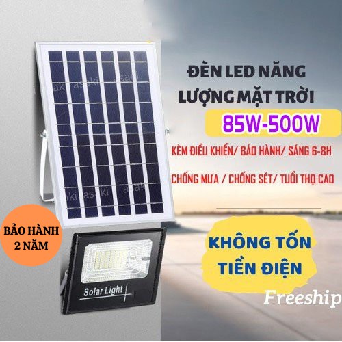 Đèn Led, Đèn Led Năng Lượng Mặt Trời Siêu Sáng Chống Thấm Nước SOLAR LIGHT