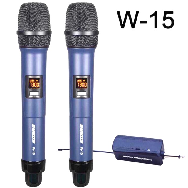 Cặp micro karaoke không dây cực hay W 15 đa năng