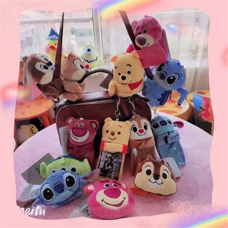 Ví đựng tiền xu nhồi bông hình gấu Pooh dễ thương