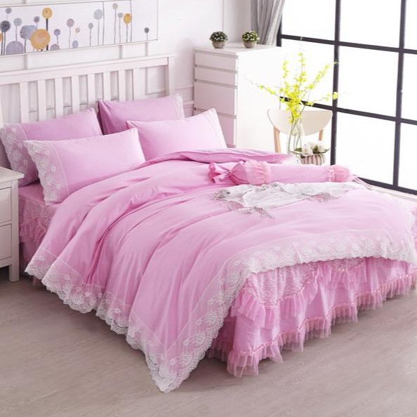 Ga gối cưới cotton cao cấp [ ga + vỏ chăn+ 2 vỏ gối nằm + 1 vỏ gối ôm ]  {chăn ga cao cấp ]