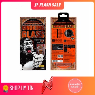 Kính Cường Lực King Kong iPhone Full màn Chính Hãng Siêu Chống Bụi cho iPhone