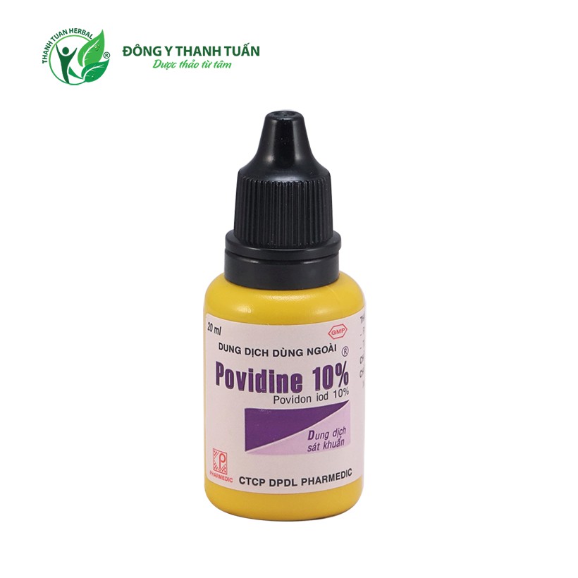 [New] Chai Sát Trùng Vết Thương Povidine 20ml (Vàng)