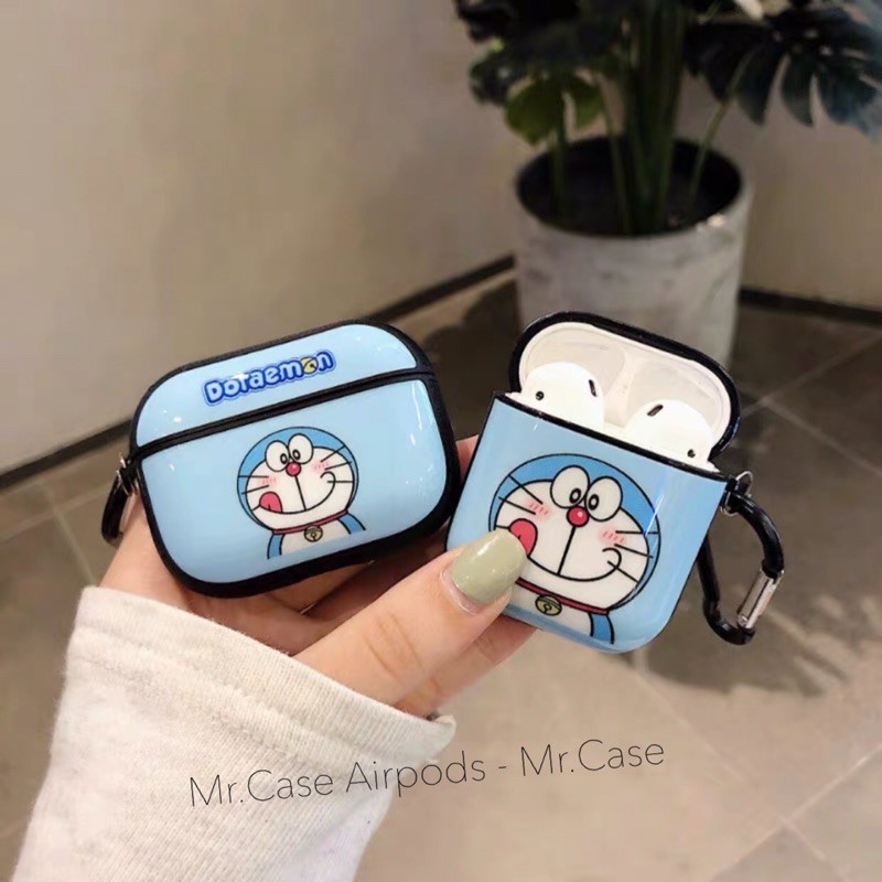 [Mã ELFLASH5 giảm 20K đơn 50K] Case Airpods 1/2 /Pro Vỏ Ốp Tai Nghe Hình Mon Xanh Dễ thương Mr.Case AirPods