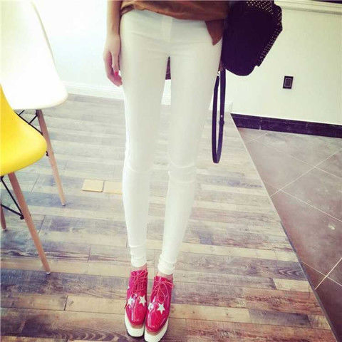 Quần Legging Lửng Phối Vết Rách Cá Tính Cho Nữ