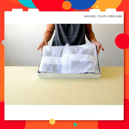 Sấp 50 Tờ Giấy Gói 50x70cm, rẻ nhất - Giấy Nến Lót Hộp, gói quần áo