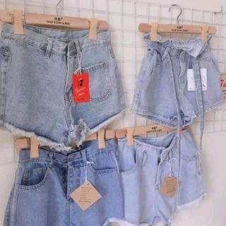 Combo 3 quần đùi jean 120k