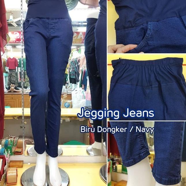 ✭ Áo Thun Bà Bầu Jean Stomach (ELU 018) - Quần Jean Xanh ✥