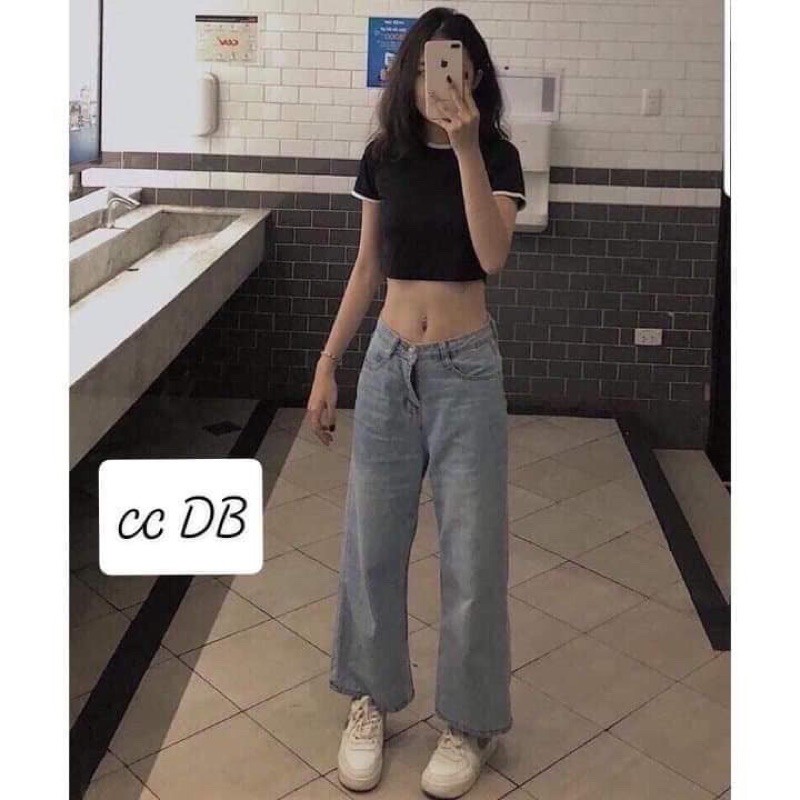 Áo thun cộc tay croptop