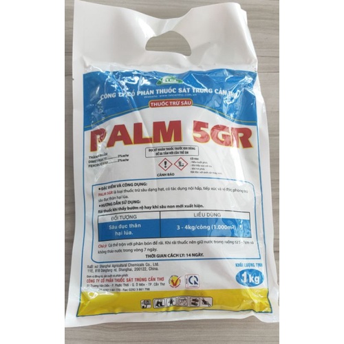 Chế phẩm trừ sâu PALM 5Gr dạng hạt rải