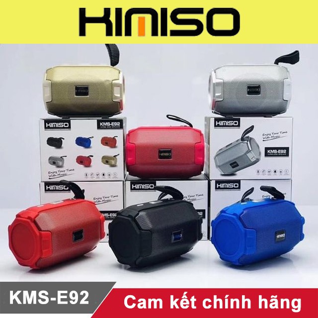 Loa bluetooth Kimiso chính hãng E92 - Loa di động bluetooth KMSE92