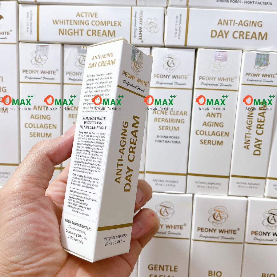 KEM PEONY WHITE NÁM BAN NGÀY - ANTI-AGING DAY CREAM - DƯỠNG TRẮNG - GIẢM THÂM NÁM DA 30ml