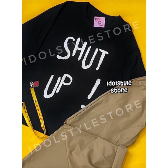 Áo phông shut up như V bts