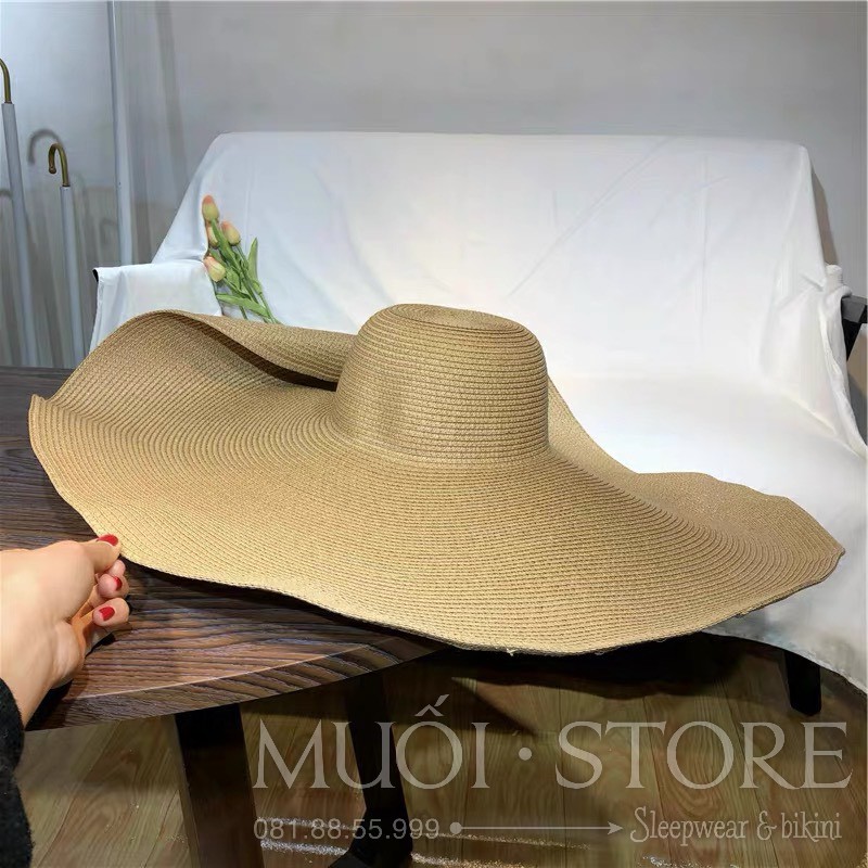 Mũ vành rộng thời trang Vintage - Mũ đi biển sống ảo- hàng QUẢNG CHÂU có sẵn (Ảnh thật)