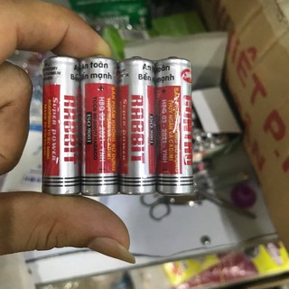 4 viên Pin tiểu con thỏ AA 1,5 v