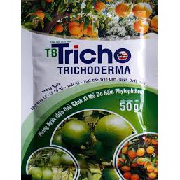 Nấm đối kháng Trichoderma toba 50g ngăn ngừa nấm bệnh, cải tạo đất tăng sức đề kháng cho cây