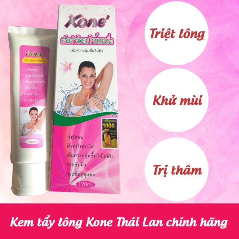 [ CHÍNH HÃNG ] Kem tẩy lông Kone Thái Lan