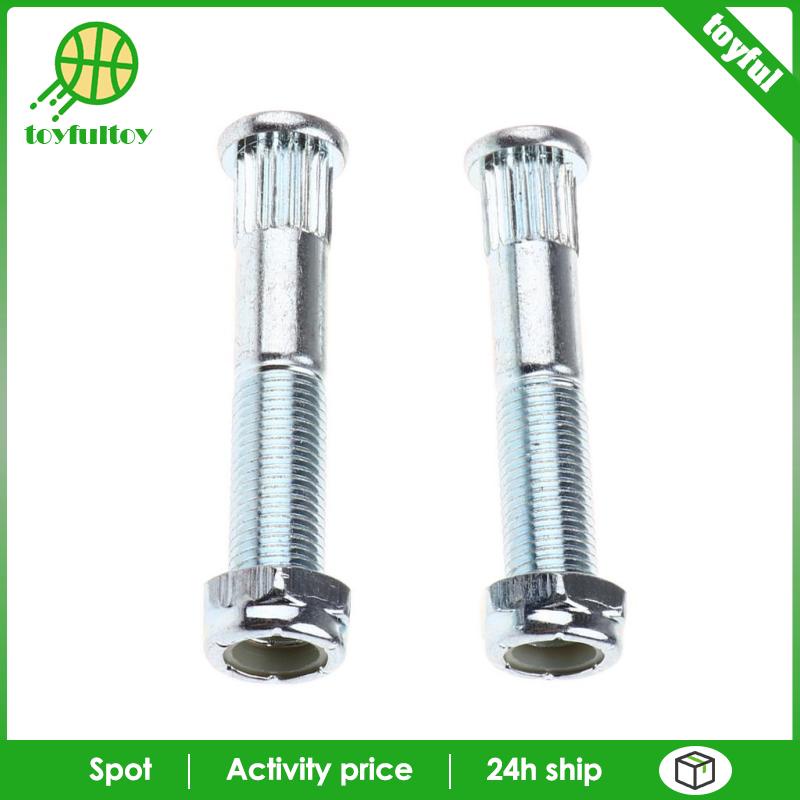 Set 2 Trục Ván Trượt Kèm 2 Đai Ốc Dài Màu Bạc Chuyên Dụng