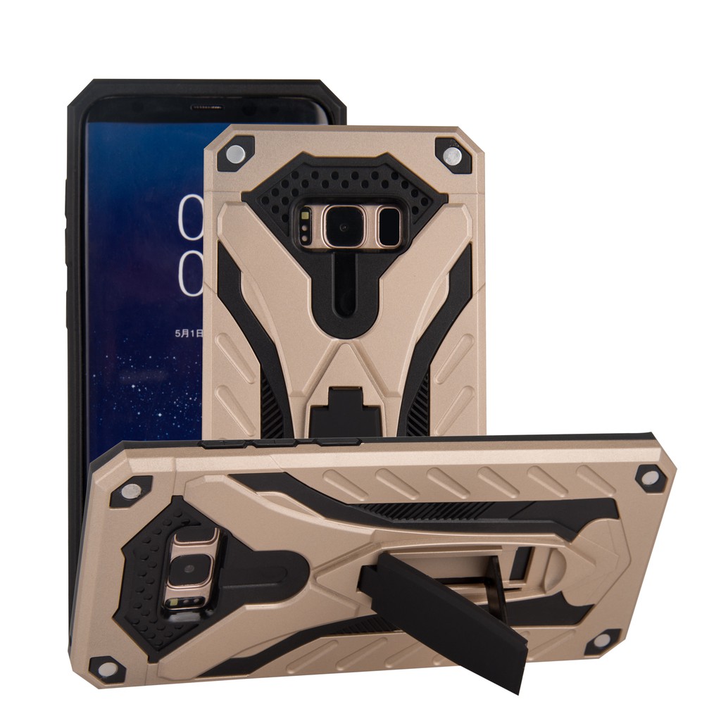 Ốp điện thoại TPU+PC cứng chống sốc có giá đứng cho Samsung S7 Edge S8 Plus | BigBuy360 - bigbuy360.vn