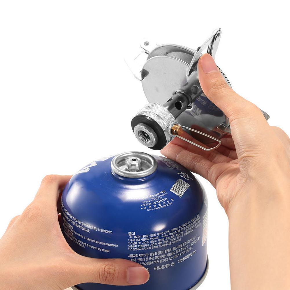 Bếp Gas Mini Bằng Thép Không Gỉ Có Thể Gấp Gọn Tiện Dụng Cho Cắm Trại W8S5