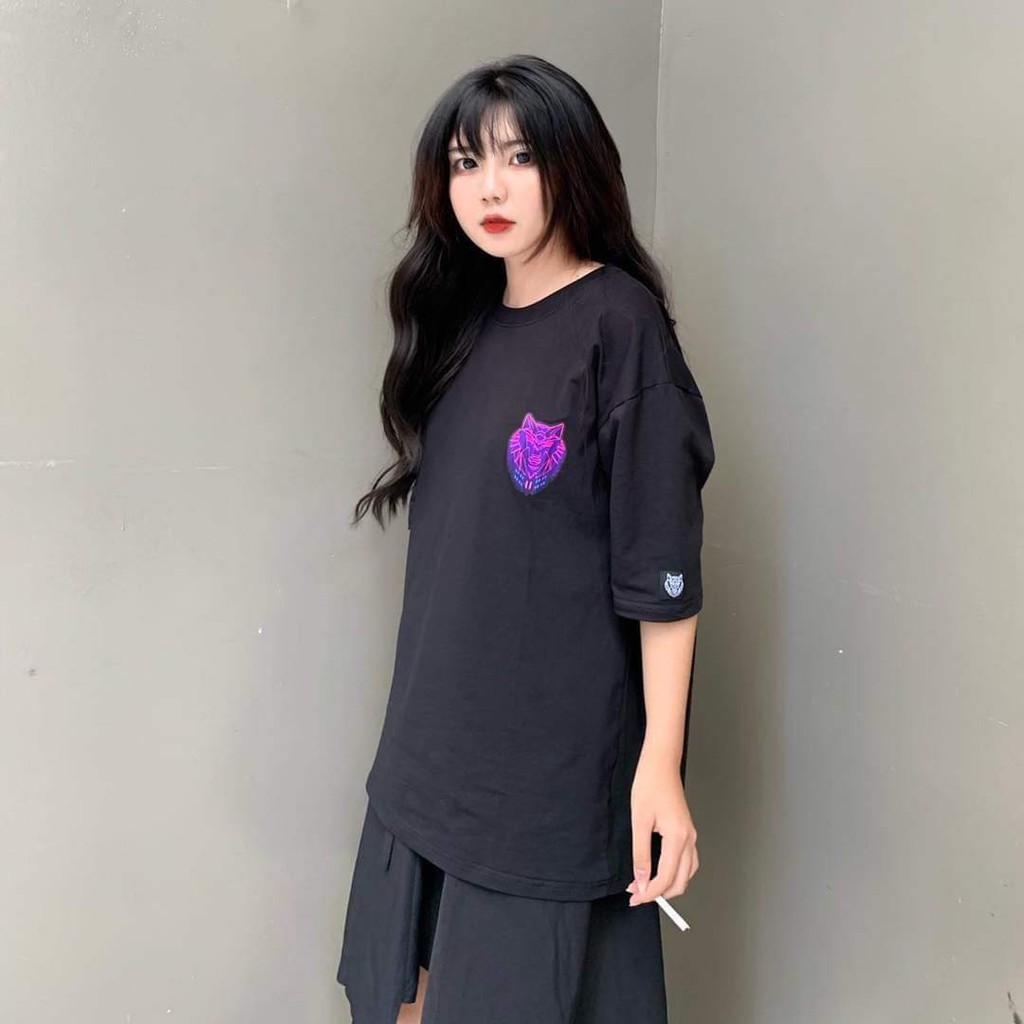 Áo thun unisex loang màu freesize giao ngẫu nhiên.