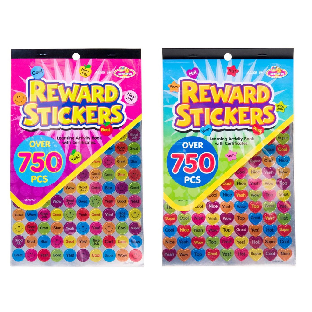 750 Miếng Dán Sticker Lời Khen Thưởng Teacher Praise Reward Stickers