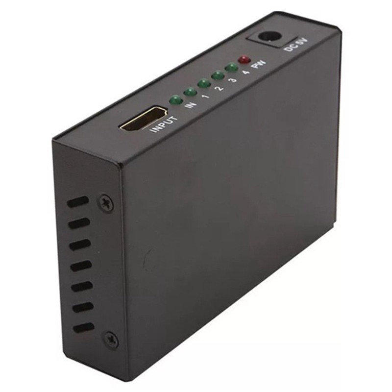 Bộ Chia Cổng Hdmi 1 Sang 4 4kx2k Hdmi 1 Trong 4 Out 1 In 4 Out 1 Phút 4 1x4