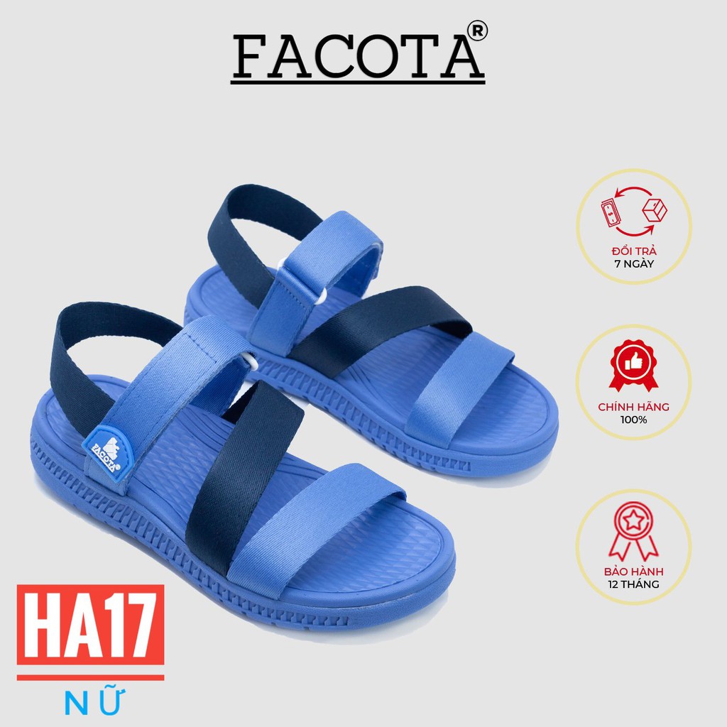 Giày sandal nữ Facota Sport HA17 quai dù thể thao chính hãng