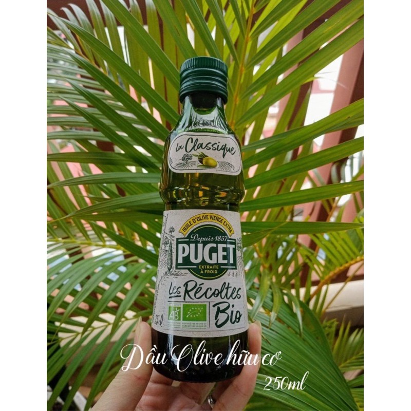 Dầu olive hữu cơ ép lạnh Puget 250ml