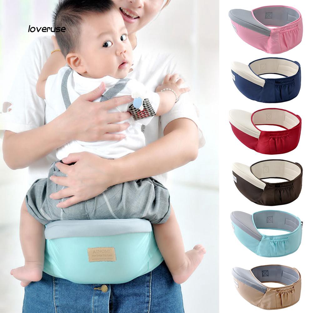 Đệm ngồi cho bé khi bế kiểu đeo hông tiện dụng