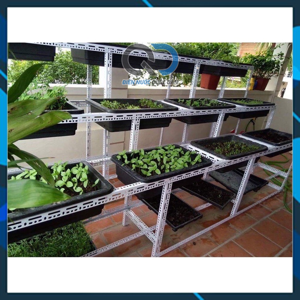Sắt V lỗ dài 20cm - V3 V4 V5x3 - Thanh sắt V lỗ lắp ghép kệ sắt đa năng