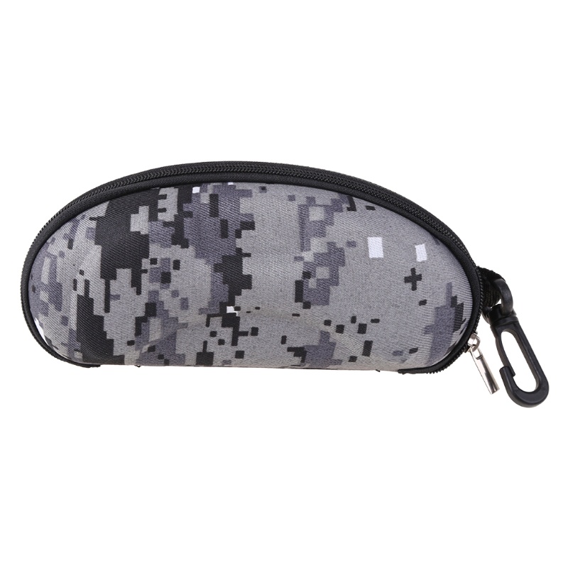 Youyo Hộp Đựng Mắt Kính Họa Tiết Rằn Ri Có Khóa Kéo Nhỏ Gọn
