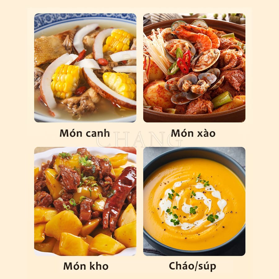 Nồi Áp Suất Bí Ngô Chống Dính Maifan Kèm Vỉ Hấp Đa Năng Nồi Chiên, Xào, Nấu Lẩu, Nấu Cơm