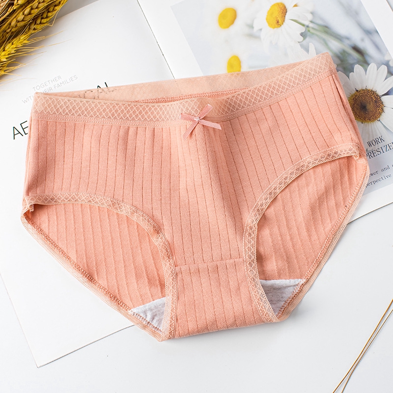 Quần lót Cotton lưng vừa kháng khuẩn quyến rũ cho nữ | BigBuy360 - bigbuy360.vn