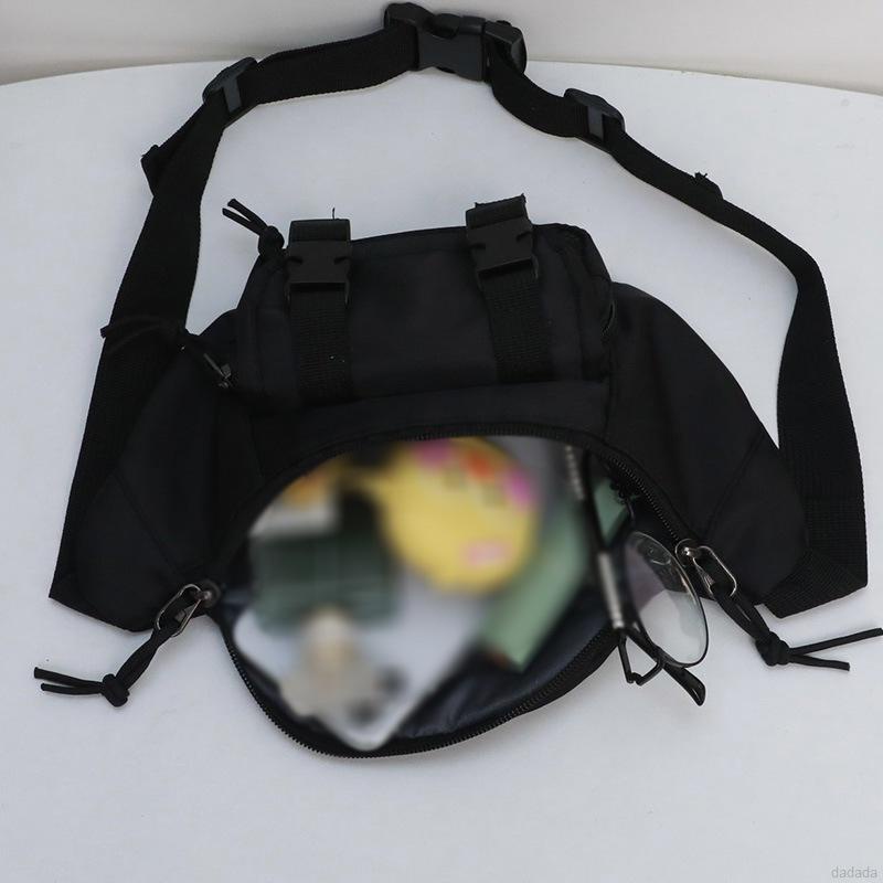 Túi đeo vai vải canvas màu trơn phong cách Hàn Quốc thời trang dễ thương cho bé trai và bé gái