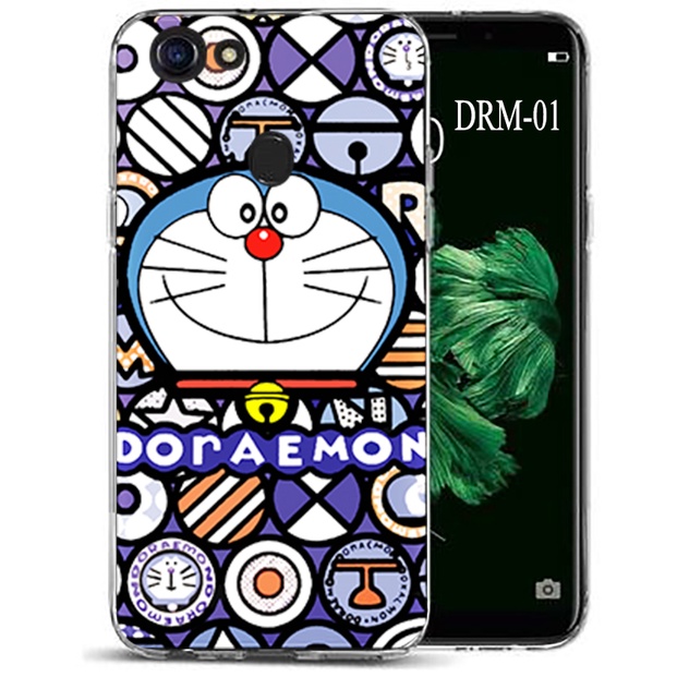 Ốp lưng Oppo F5 dẻo in hình Doraemon