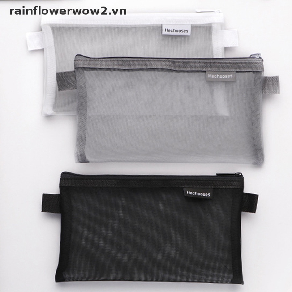 Túi Lưới Trong Suốt Phối Khóa Kéo Tiện Lợi