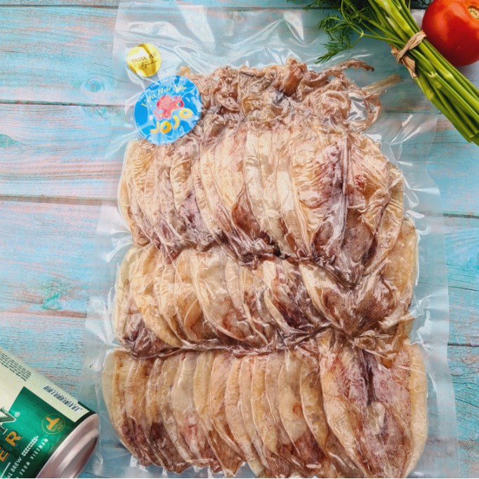 [Siêu Rẻ 5k] Mực Khô Thịnh Long Mới, Ngọt To Bằng 4 Ngón Tay, Y Hình, Mực Khô Ngon
