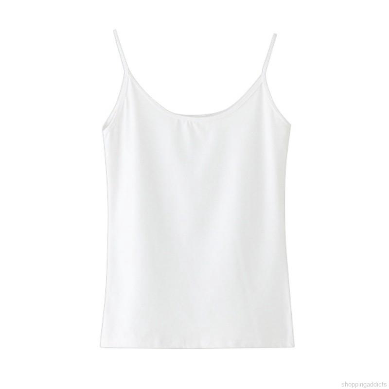 FREESHIP ĐƠN 99K_ Áo hai dây màu trơn chất cotton 100% cực thoáng mát | BigBuy360 - bigbuy360.vn