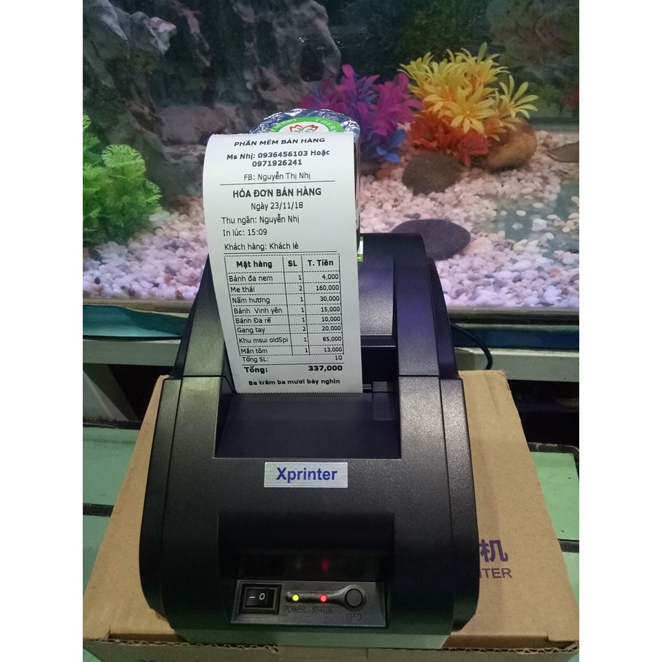 Máy in nhiệt khổ 58 Xprinter XP-58IIH