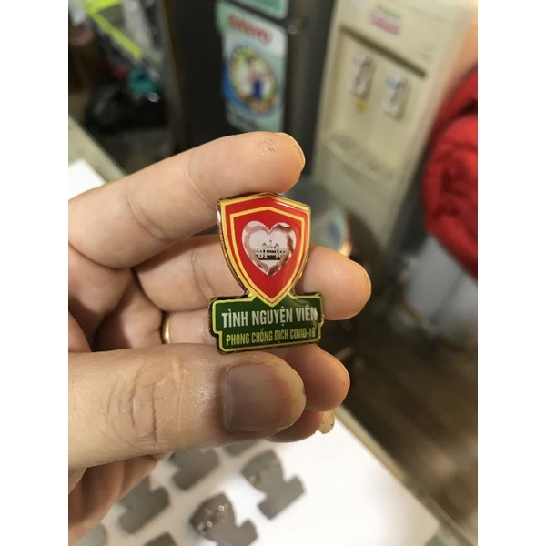 Set 3 huy hiệu Tình nguyện viên