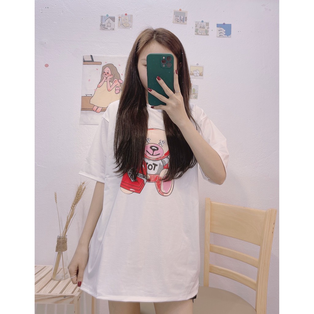 Áo Phông Nam Nữ Gucci Bara In Chữ Ngực . Áo Cộc Tay Phom Ulisex Tay Lỡ Nam Nữ From Rộng