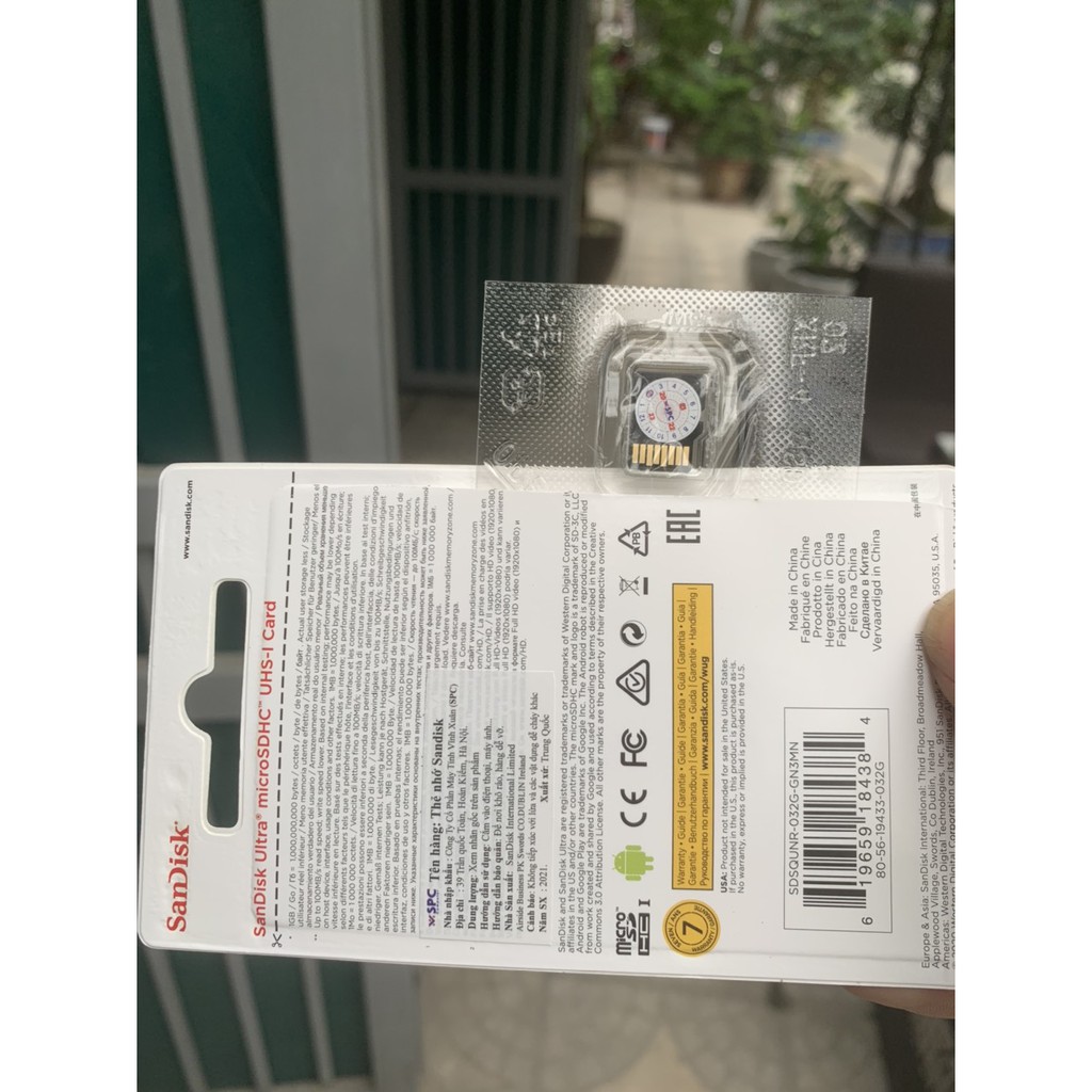 [Chính Hãng]Thẻ Nhớ 32GB SanDisk Vĩnh Xuân - Thẻ Lexar 32GB Mai Hoàng Upto 80MBs - Bảo hành 5 năm ! | BigBuy360 - bigbuy360.vn