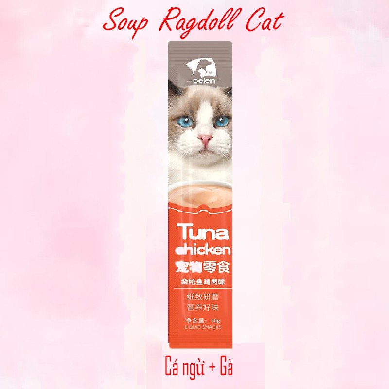 Súp thưởng cho mèo Ragdoll Cat thanh 15gr
