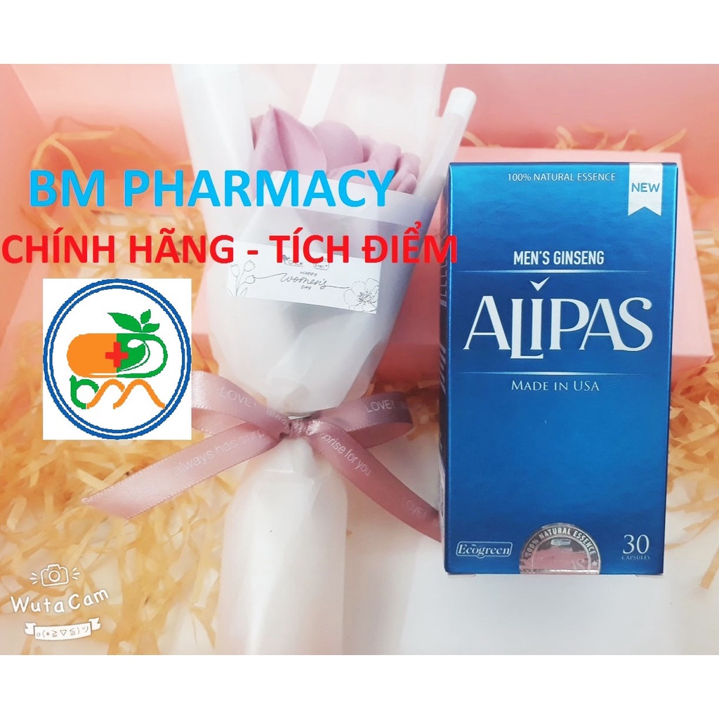 (CHÍNH HÃNG) Viên uống Sinh Lý ALIPAS GOLD (Lọ 30 viên)