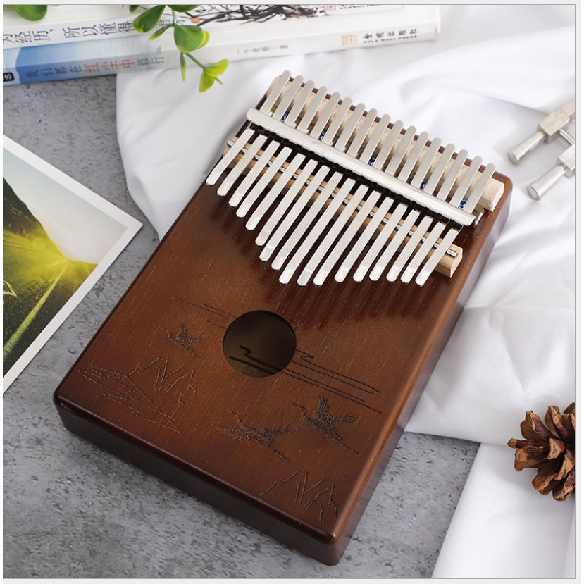 [Có sẵn] Giao nhanh 2h Đàn kalimba 17 phím gỗ mahogany mẫu mới