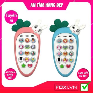 [FREESHIP SỐC GIÁ] Điện thoại cà rốt-củ cải-thỏ đáng yêu-phát nhạc cho bé-Đồ chơi thông minh-phát triển IQ,EQ