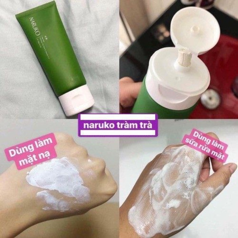 Sữa Rửa Mặt Dạng Bùn Naruko Tràm Trà 120gr