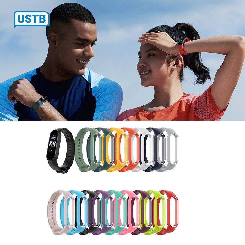 Dây đeo silicon thay thế Mi Band 5 / Mềm / Chống mài mòn