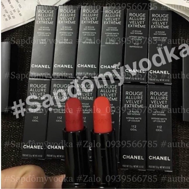 [Auth 110-112] Son lì CHANEL Rouge Allure Velvet Ẽxtreme, fullsize 3,5g, dòng siêu lì mới nhất